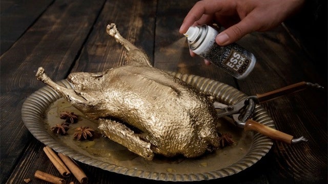Wilton brand edible gold spray coating coat luxury food tinta emas dapat dimakan