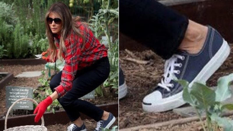 melania-trump-jadi-bulan-bulanan-netizen-gara-gara-akting-berkebun