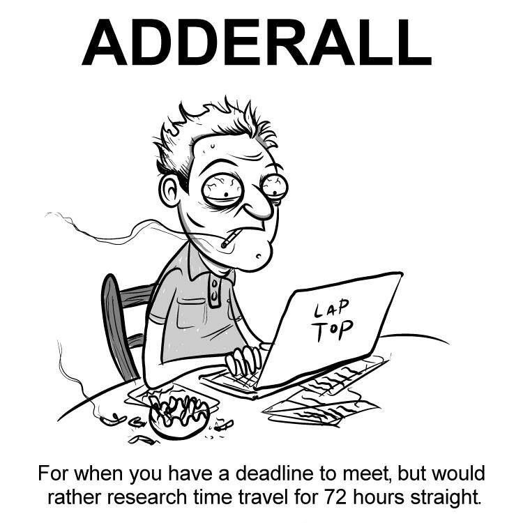 Adderall ? Ha ?
