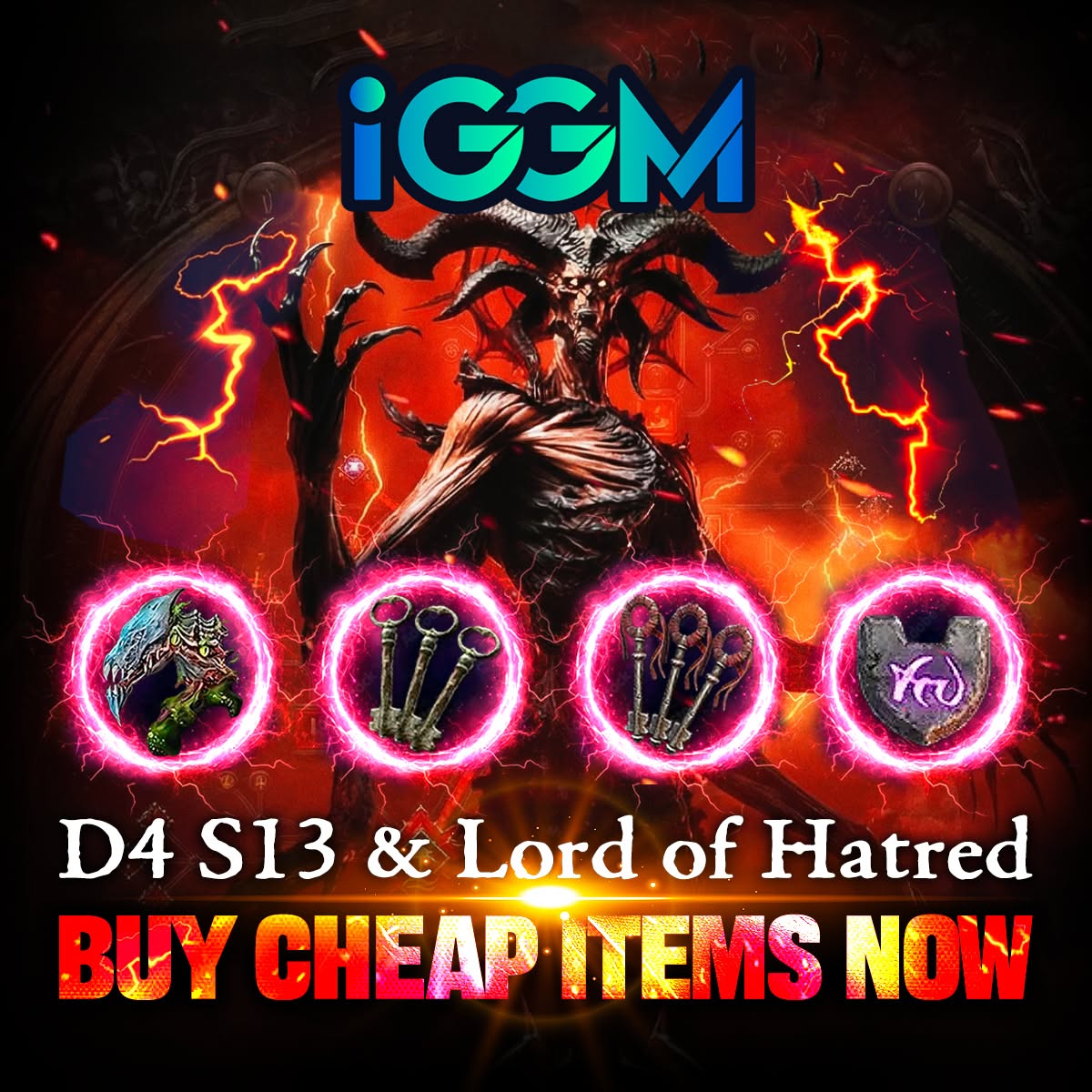 IGGM | Diablo 4 Lord of Hatred &amp; Season 13 - Buy Cheap Items