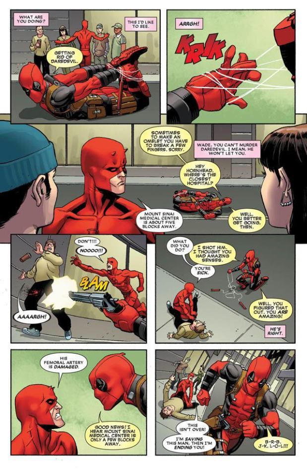 7 Tingkah paling absurd Deadpool yang tidak pernah hadir di film