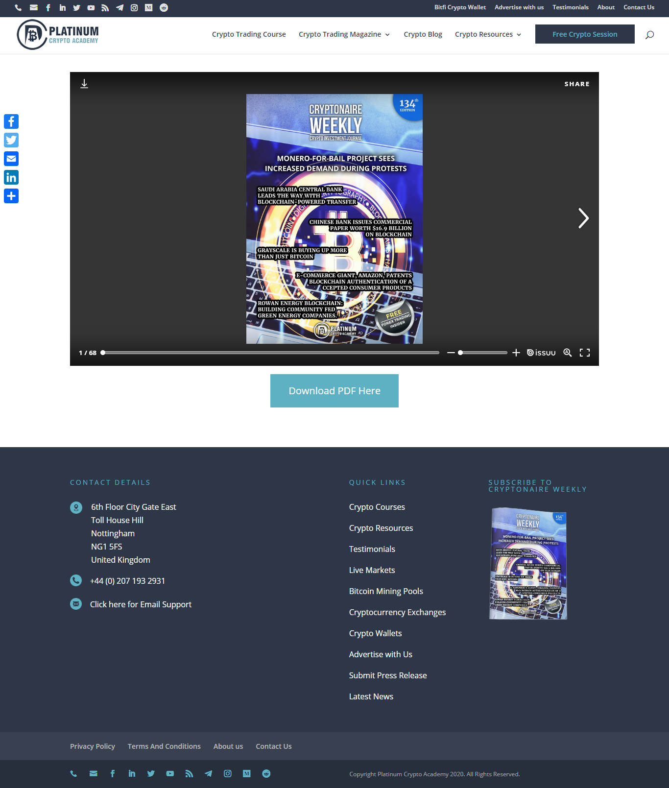 Cryptonaire Weekly134th edition, The #1 CRYPTO TRADING MAGAZINE
