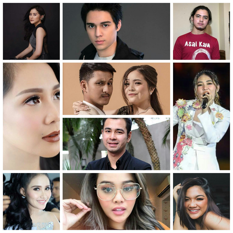 Daftar Artis yang sering dibahas selama tahun 2018