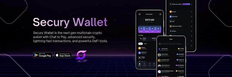 Secury Wallet - The First Multichain Wallet with Chat to Pay