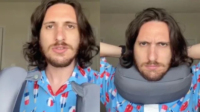 tutorial-pakai-bantal-leher-disebut-sebut-bikin-nyaman-selama-traveling