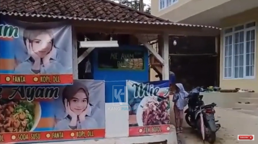 Intip Warung Mi Ayam Milik Lesti Kejora, Ada Pemandangan Curug yang Menyegarkan