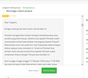 ADMIN TOKOPEDIA MELANGGAR KEBIJAKAN PENGEMBALIAN PRODUK TOKO PENJUAL