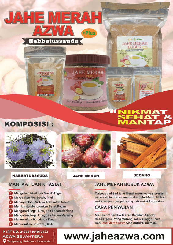 Jahe Merah Azwa