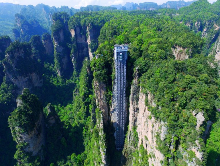 Bailong Elevator, Lift Tertinggi di Dunia