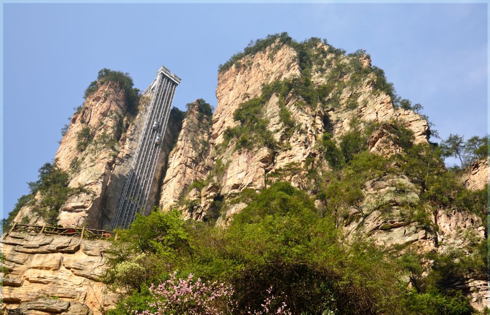 Bailong Elevator, Lift Tertinggi di Dunia