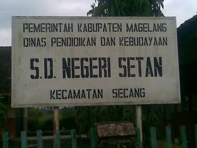 Nama Sekolah Dasar Unik ini cuma ada di Indonesia