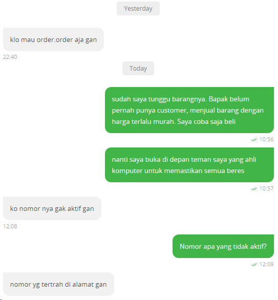 Dugaan penipuan