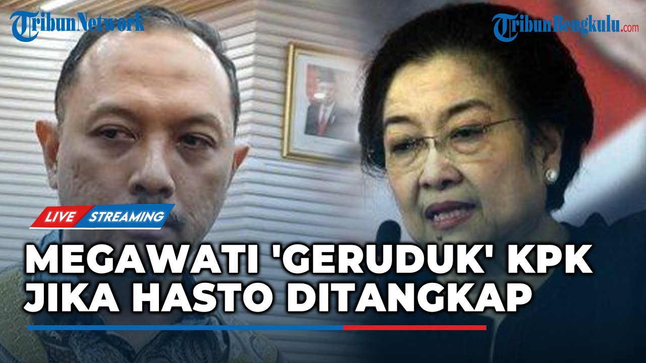 Megawati Siap 'Geruduk' KPK Jika Sekjen PDIP Hasto Kristiyanto Ditangkap