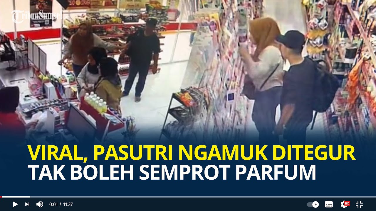 Suami Istri Amuk Karyawan Minimarket saat Ditegur karena Semprot Parfum Pajangan: