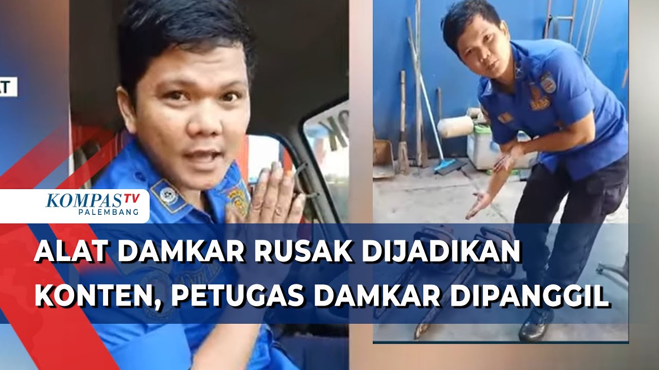Konten Alat Rusak Damkar Viral, Petugas Damkar Dipanggil Atasan