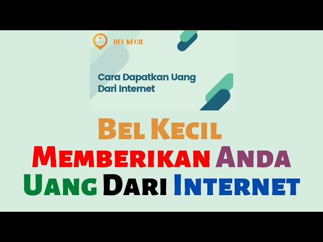 Bel Kecil Aplikasi penghasil uang android BelKecil.Com