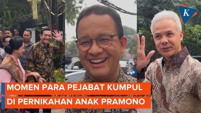 Megawati, Ganjar, Hingga Anies Hadiri Pernikahan Putri Bungsu Pramono Anung 