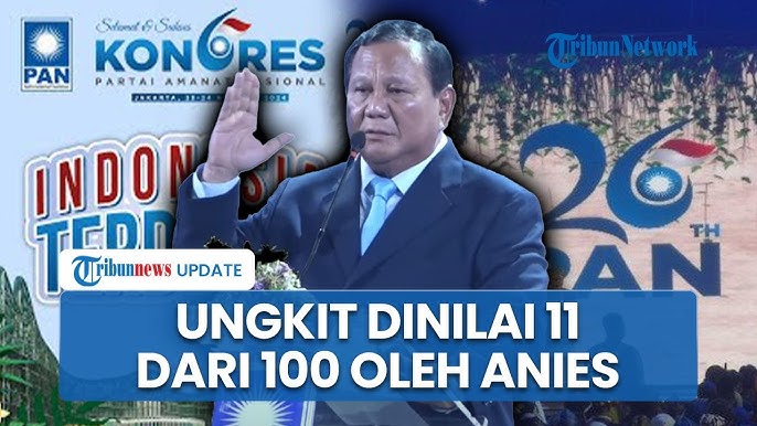 Prabowo Kembali Ungkit Nilai 11 dari Anies