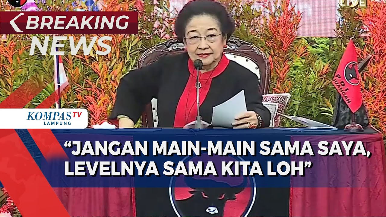 Momen Megawati Singgung Pernah Presiden-Wakil Presiden: Jangan Main-main Sama Saya!