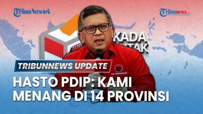 Hasto Klaim PDIP Menang Pilgub di 14 Provinsi? Begini Fakta Sebenarnya