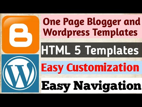 Artikel: One Page Blogger Template