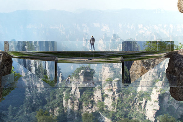 Jembatan dan Skywalk di Cina yang Bikin Merinding Saat Dilewati