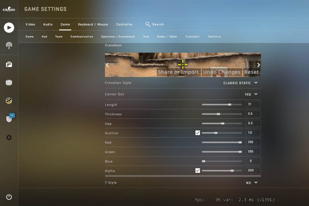 Cara Membuat Crosshair Sendiri di CS:GO