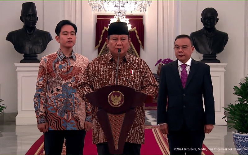 Nama Kabinet Pemerintahan Prabowo : Kabinet Merah Putih