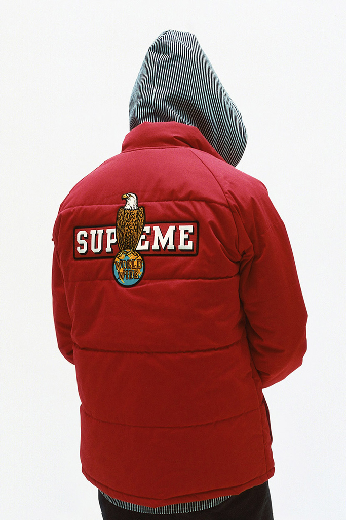 supreme mechanics puffy jacket