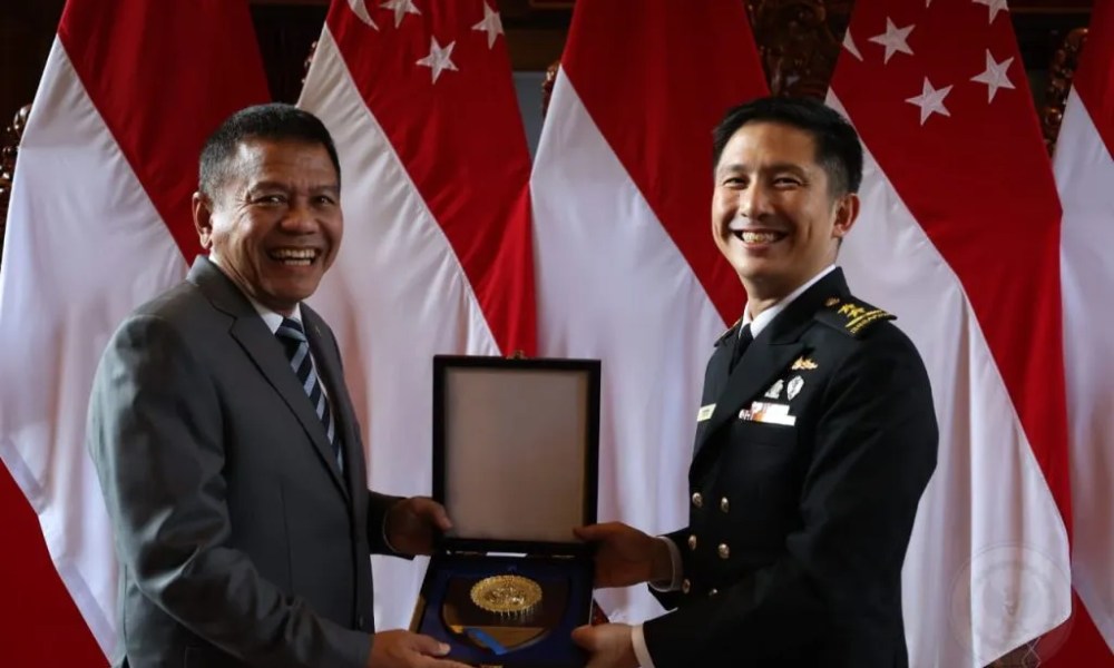 Pertahanan Makin Kuat, Wamenhan Terima Chief of Navy of Republic of Singapore