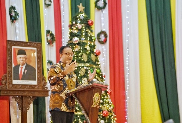 Capres Anies Baswedan Hadiri Refleksi Hari Natal 2023