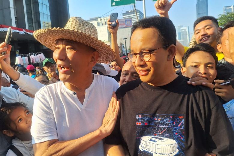 Anies Tak Sengaja Bertemu Jusuf Hamka di CFD, Kirim Sinyal Akan Berduet?