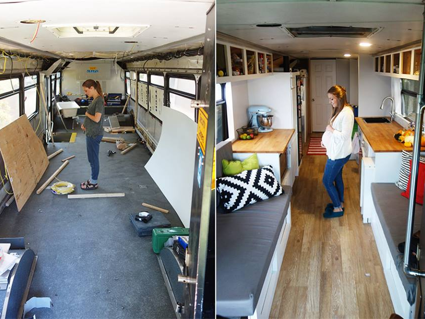 Setelah Traveling, Keluarga Ini Membangun Rumah Berjalan dari Bus