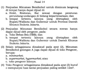 Soal Miras , Ahok Melanggar Perda No. 8 Tahun 2007 tentang Ketertiban Umum