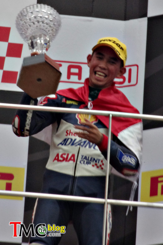 Hasil Race 1 ATC: Lagi, Indonesia Kuasai Podium Sepang