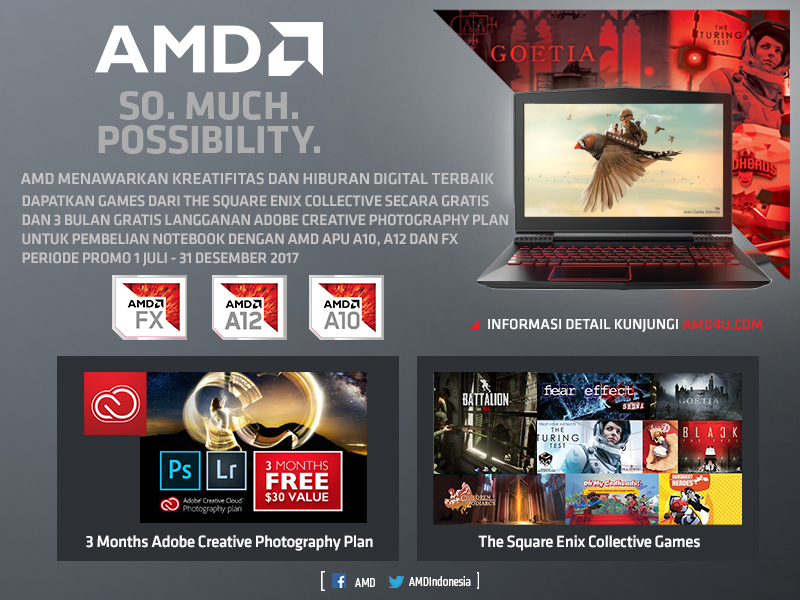Cari notebook buat sekolah/ngampus/kerja? Simak rekomendasi dari AMD di sini!