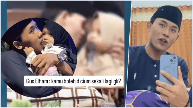 Gus Elham Ramai Dikecam usai Cium Gadis Kecil di Hadapan Jamaah, Publik Desak 