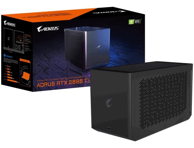 Aorus RTX 2080Ti Gaming Box: Docking Kartu Grafis Pertama dengan Water Cooling