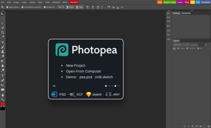 Photopea: Alternatif Adobe Photoshop, Bisa Dicoba Gratis