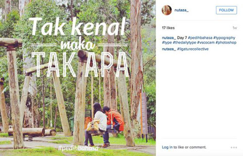 INILAH #PEDIHBAHASA, PLESETAN PERIBAHASA KEKINIAN YANG "MAKJLEB" BANGET!