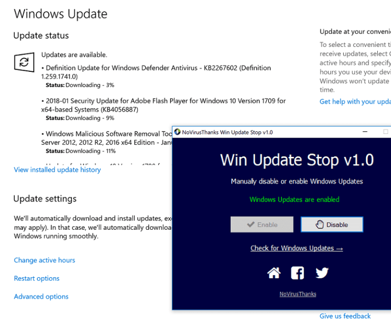 MUDAH BANGET! DISABLE/ENABLE WINDOWS UPDATE DENGAN WIN UPDATE STOP