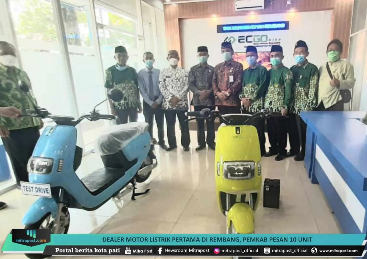 Dealer Motor Listrik Pertama di Rembang, Pemkab Pesan 10 Unit