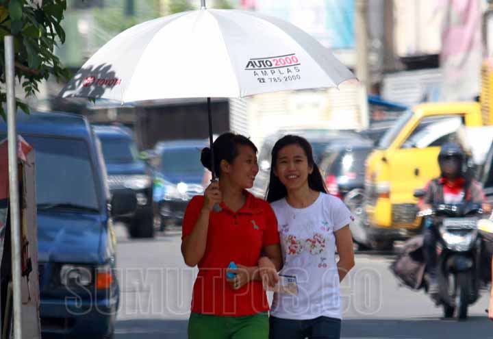 Suhu Siang Kota Medan Capai 34 Derajat