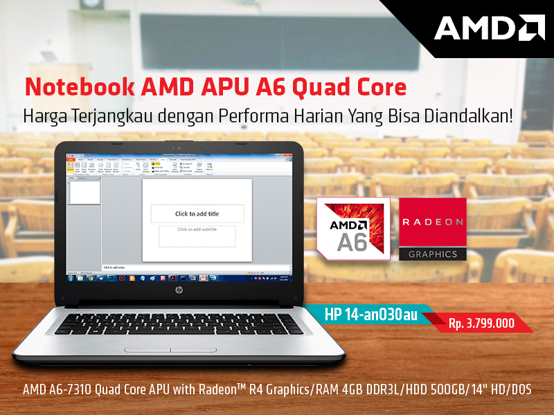 Cari notebook buat sekolah/ngampus/kerja? Simak rekomendasi dari AMD di sini!