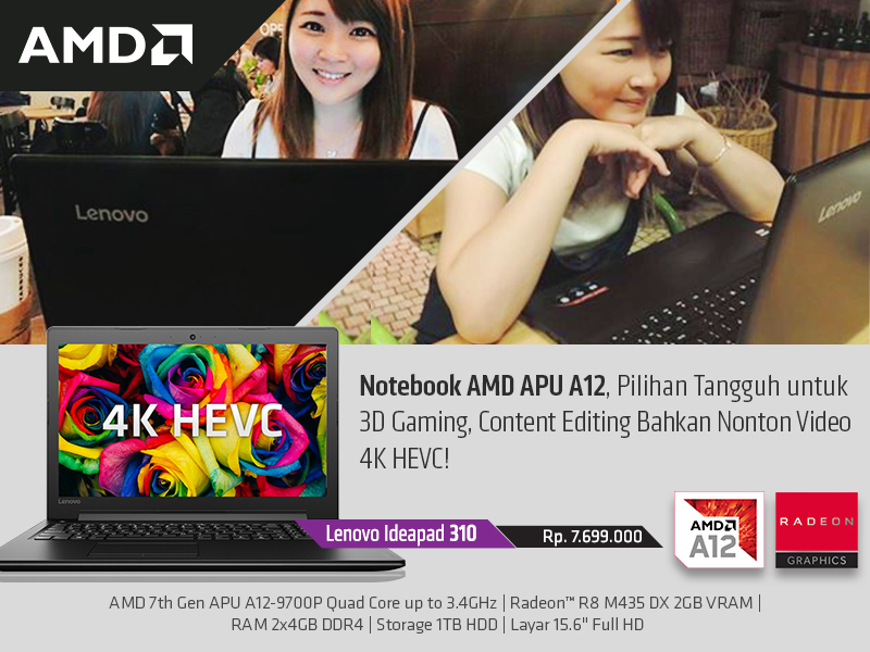 Cari notebook buat sekolah/ngampus/kerja? Simak rekomendasi dari AMD di sini!