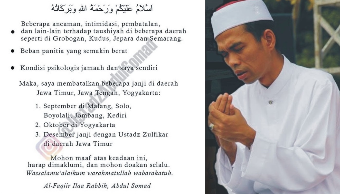 Intimidasi Ustadz Abdul Somad dan Jebakan Simbol