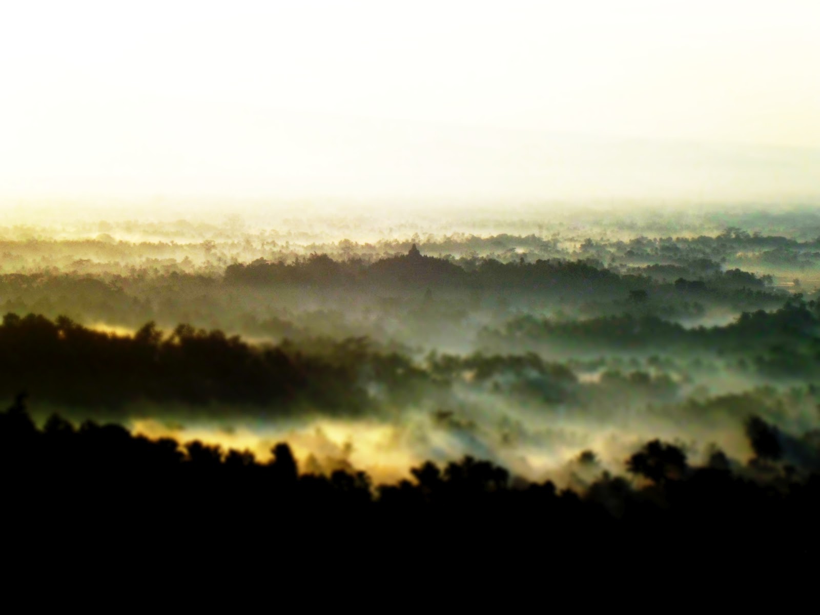Menikmati indahnya melihat sunrise dari bukit punthuk setumbu