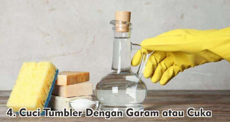  5 Cara Mudah Bersihkan Tumbler Dari Noda dan Bau !