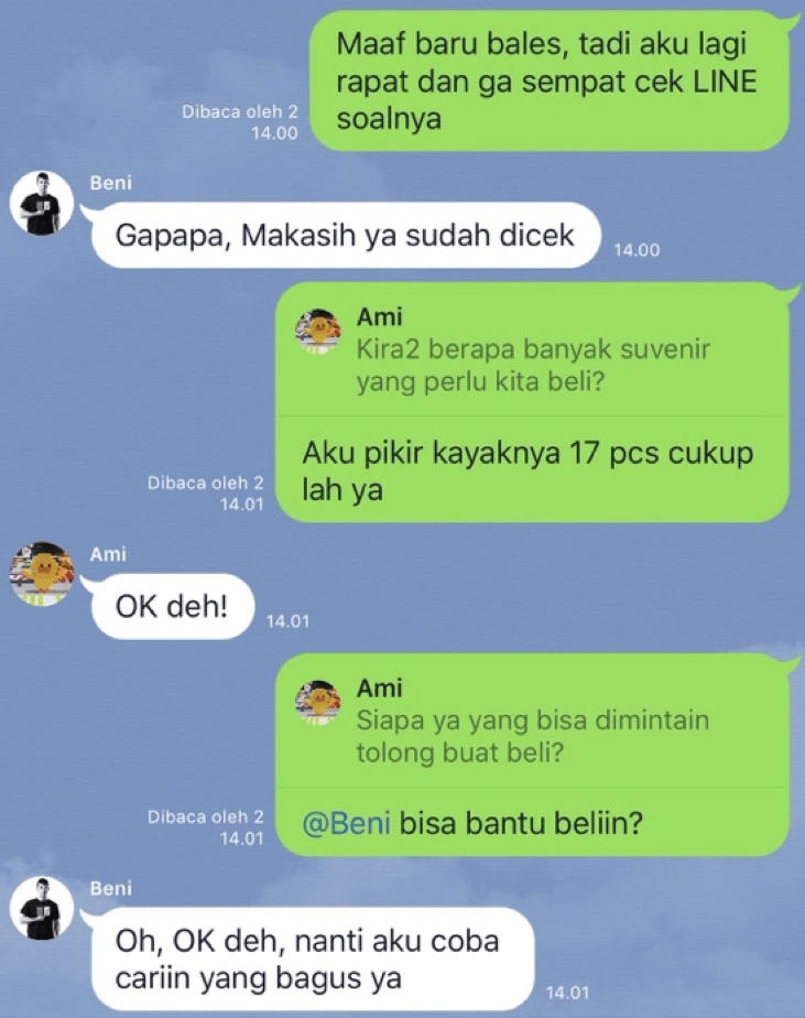Aplikasi LINE Kini Mendukung Fitur Reply