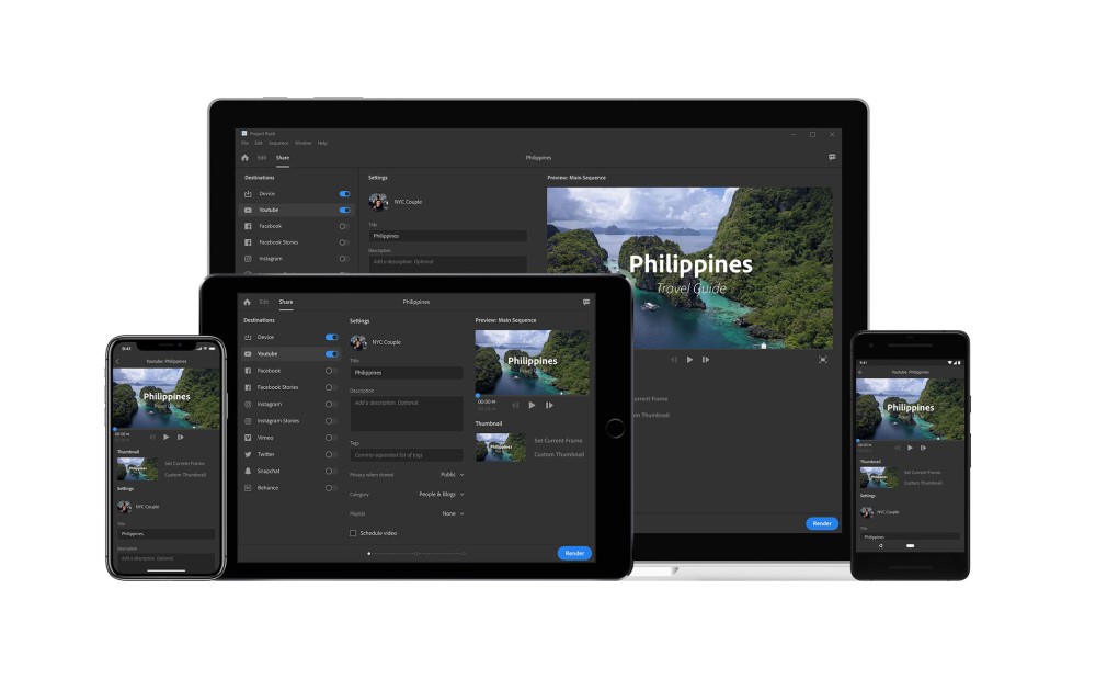 Adobe Premiere Rush Kini Tersedia Untuk Perangkat Android Kaskus